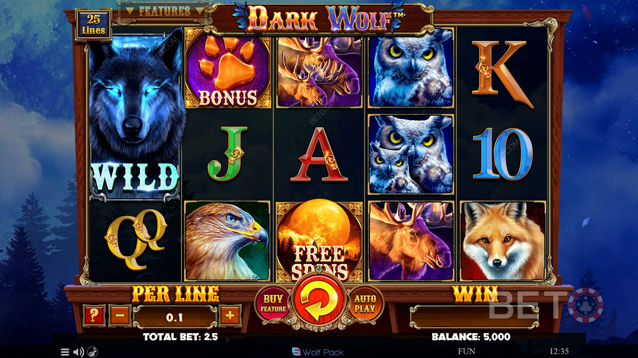 Огляд Dark Wolf від BETO Slots