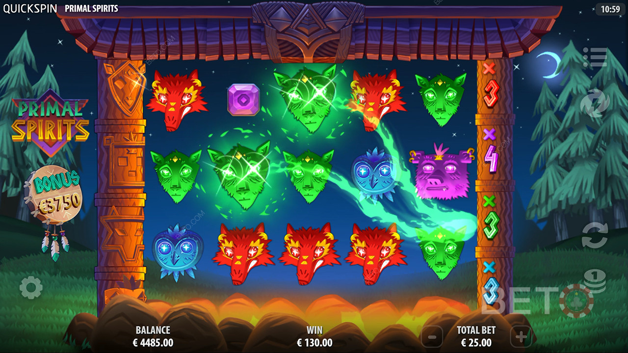 Огляд Primal Spirits від BETO Slots