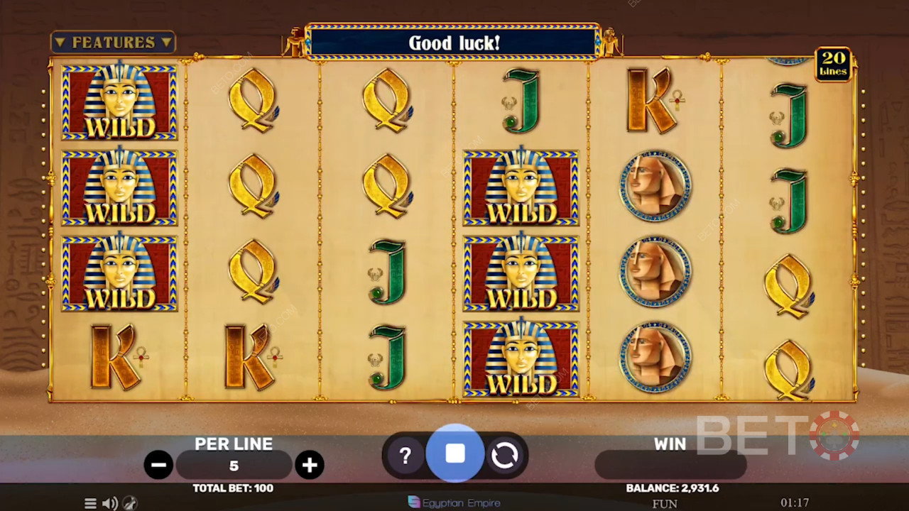 Огляд єгипетських пісків від BETO Slots