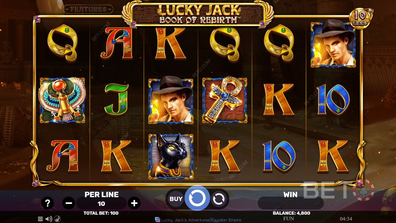 Lucky Jack - Book Of Rebirth Огляд від BETO Slots