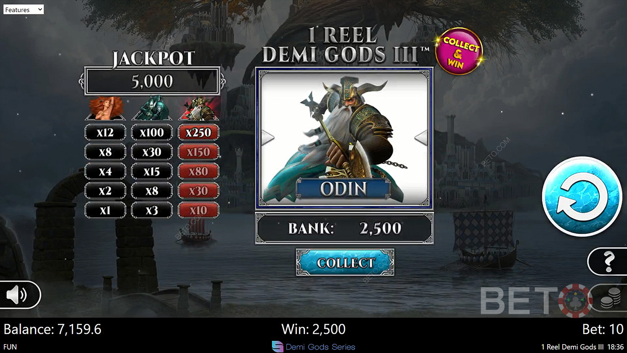 1 Reel Demi Gods III Грати Безкоштовно