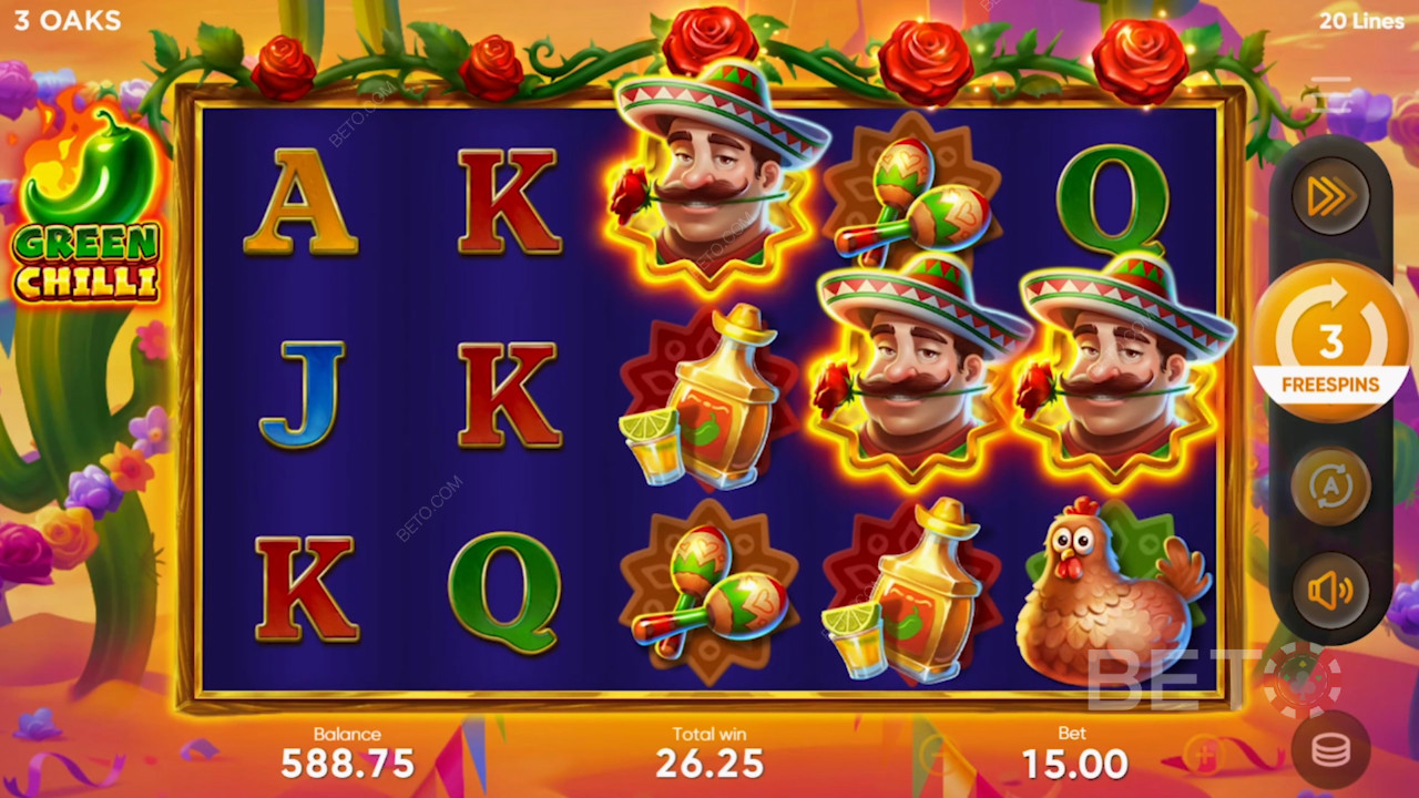 Огляд Green Chilli від BETO Slots