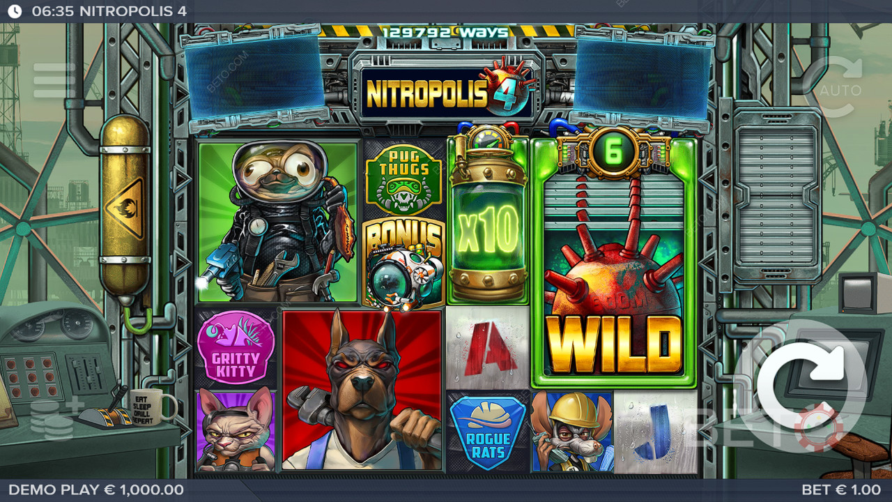 Вердикт для відеослоту Nitropolis 4