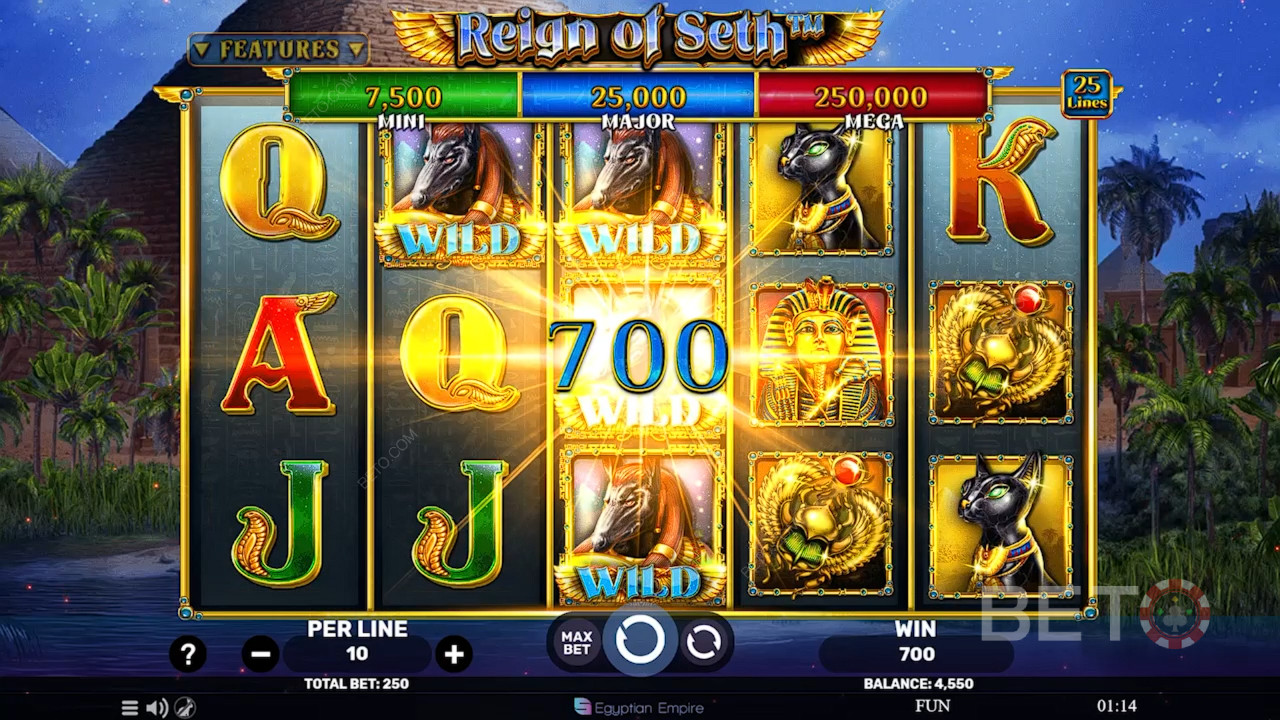 Огляд Reign of Seth від BETO Slots
