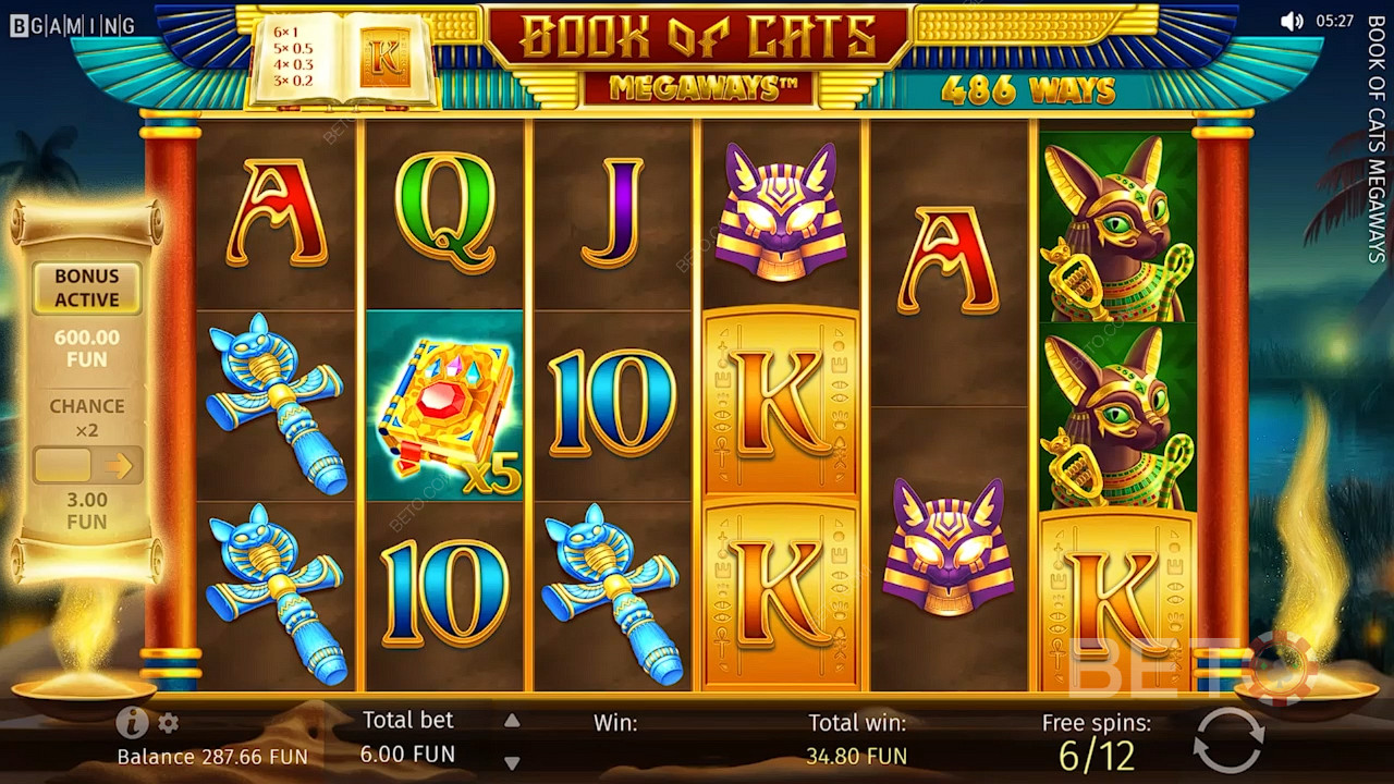 Book of Cats Megaways Грати Безкоштовно