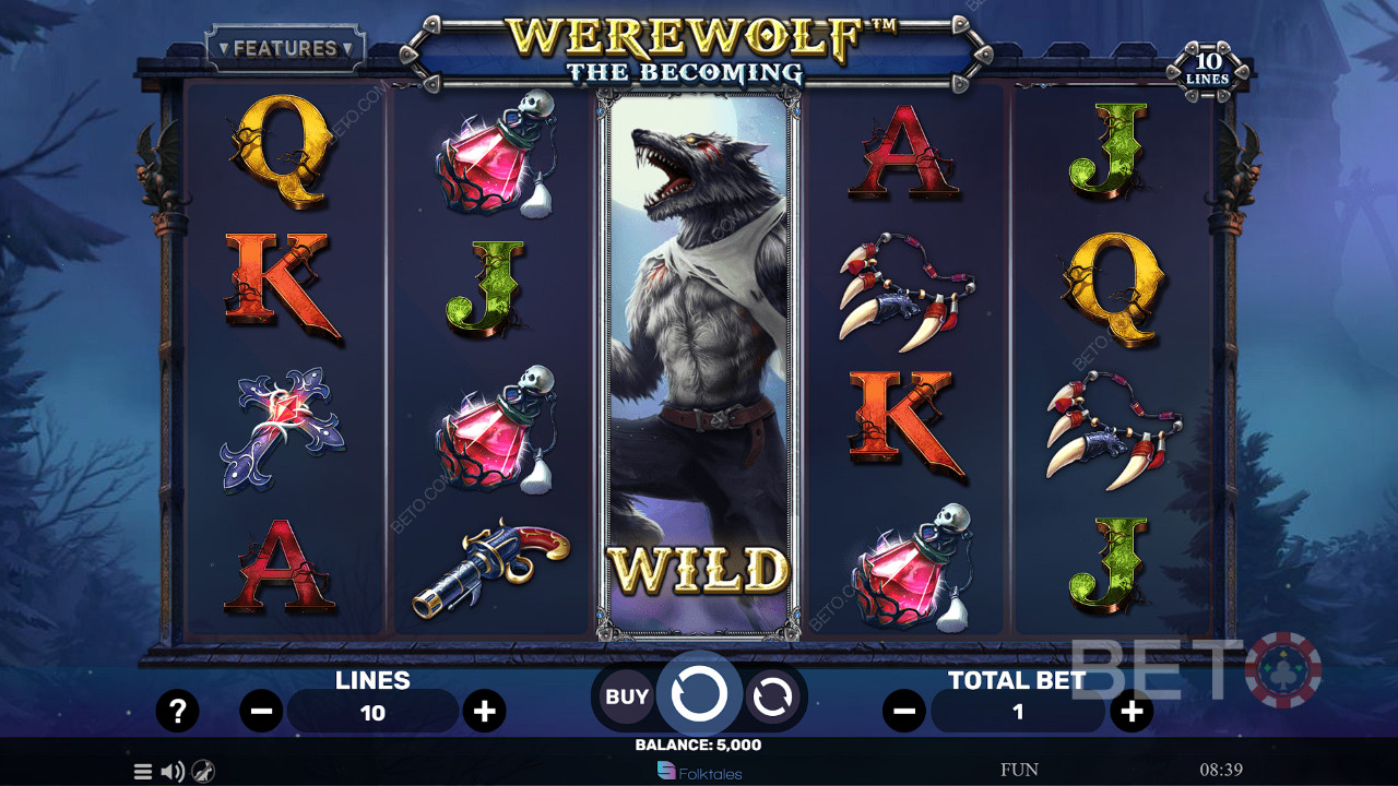 Огляд Werewolf - The Becoming від BETO Slots