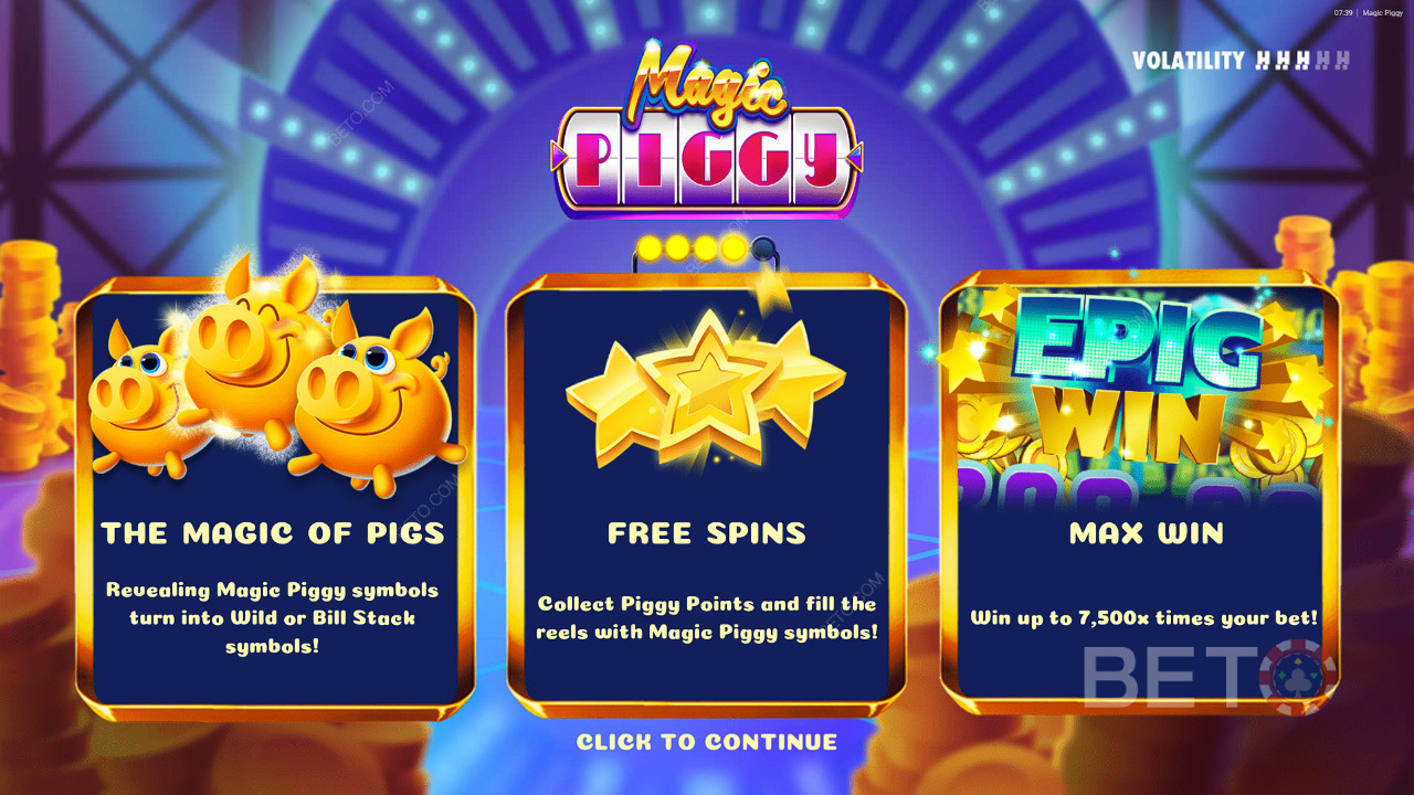 Пояснення функцій бонусів у Magic Piggy від Hacksaw Gaming
