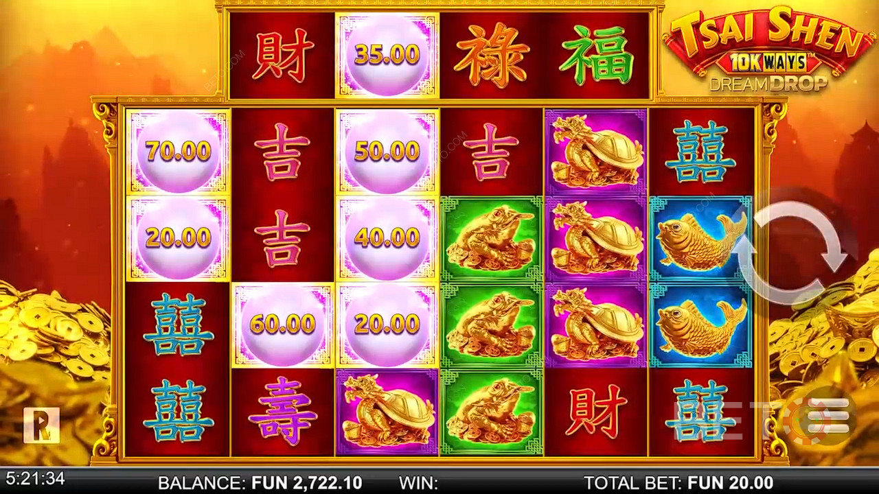 Tsai Shen 10K Ways Dream Drop Грати Безкоштовно