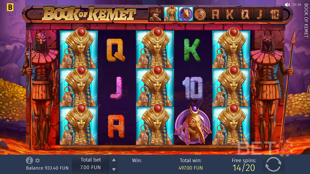 Огляд Book of Kemet від BETO Slots