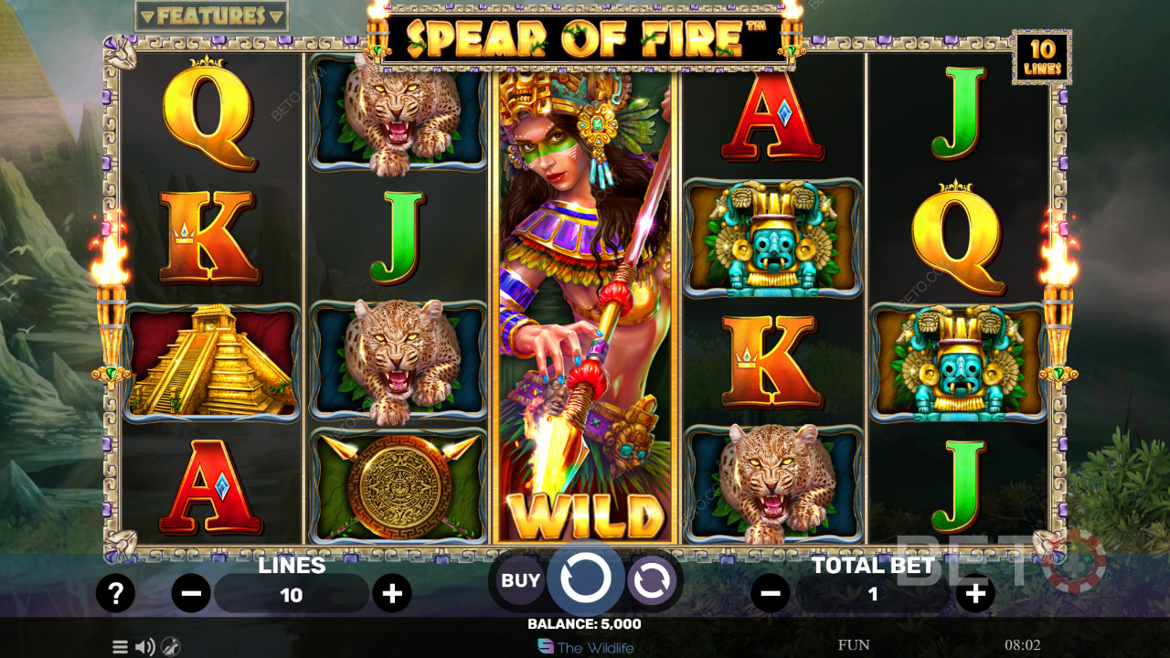 Огляд Spear Of Fire від BETO Slots