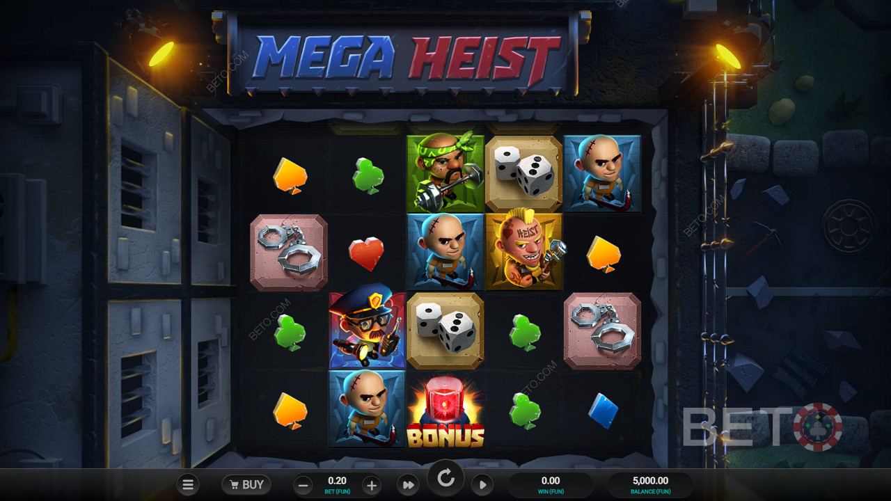Огляд Mega Heist від BETO Slots