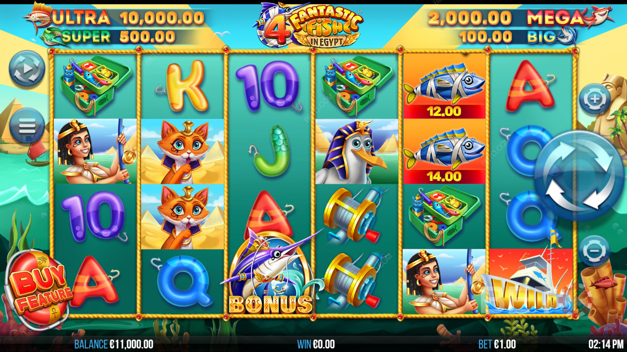 4 Фантастичні риби в Єгипті Огляд від BETO Slots