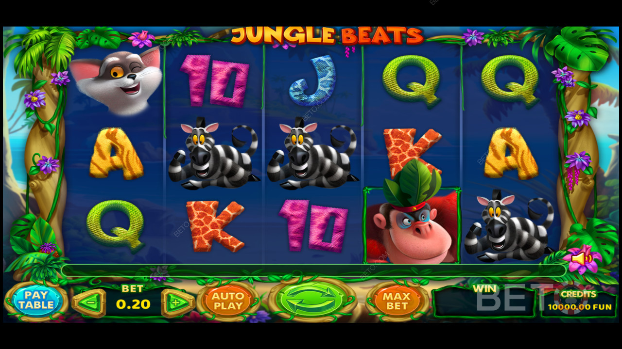 Огляд Jungle Beats від BETO Slots