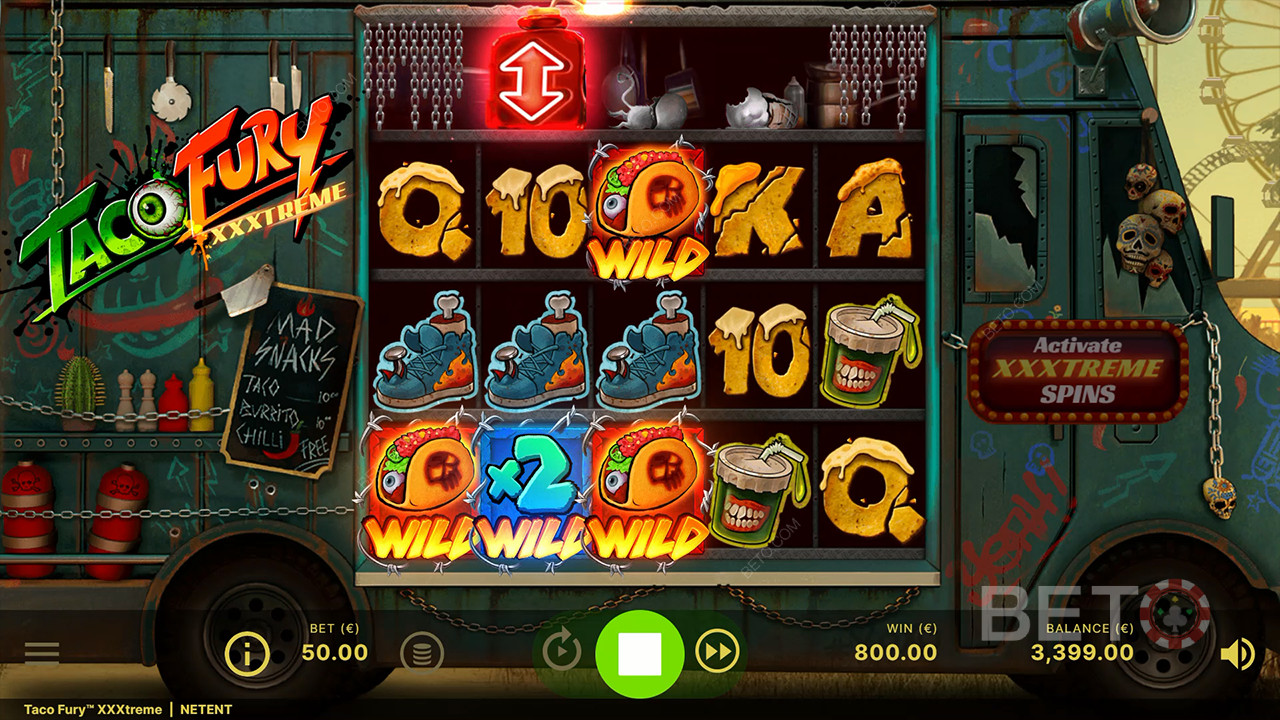 Огляд Taco Fury XXXtreme від BETO Slots