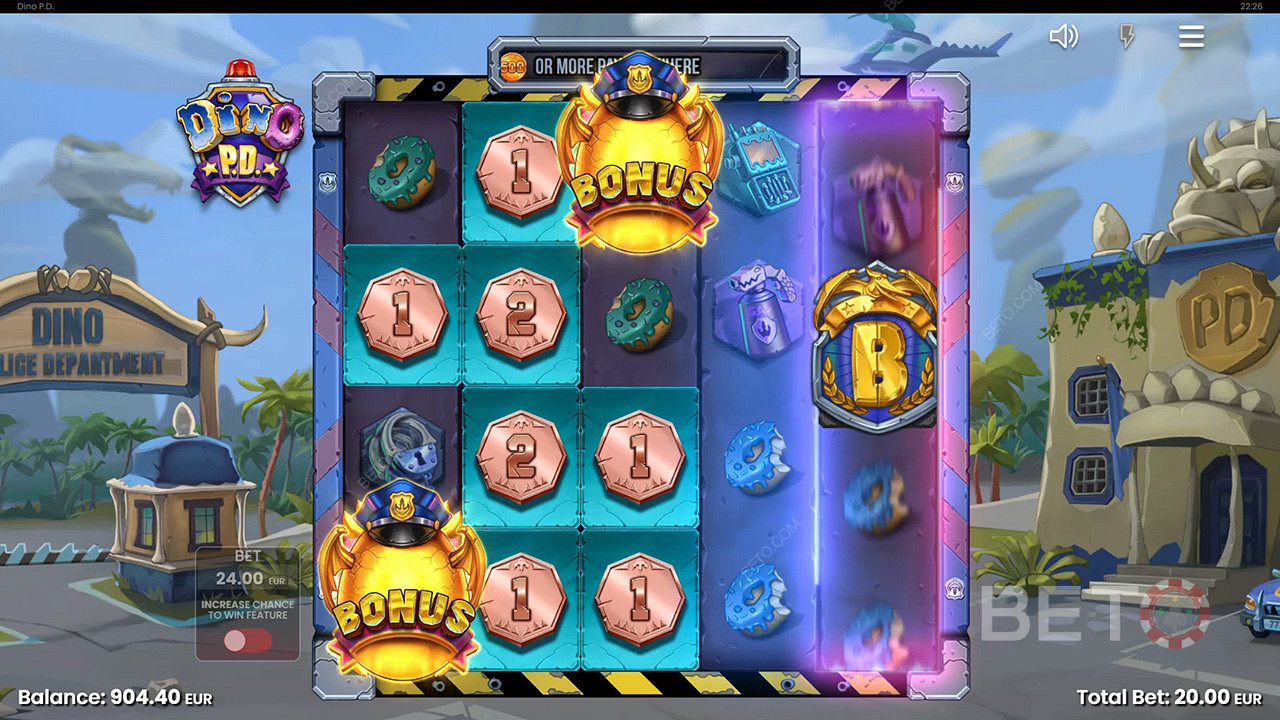 Огляд Dino P.D. від BETO Slots
