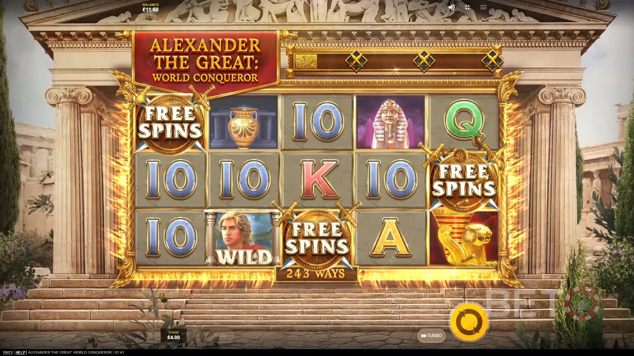Олександр Великий завойовник світу огляд від BETO Slots