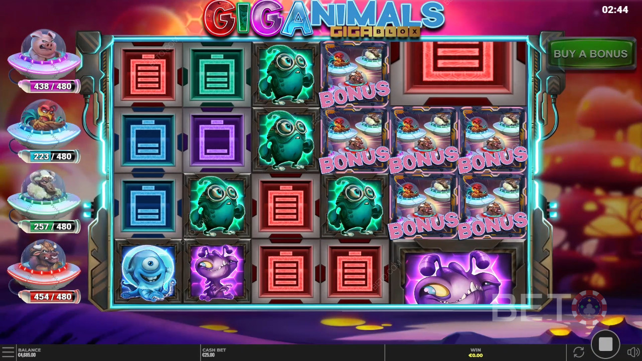 Giganimals Gigablox Огляд від BETO Slots