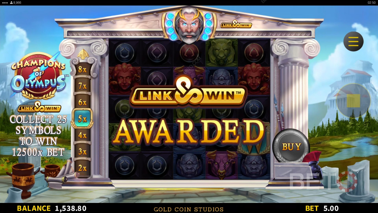 Огляд Champions of Olympus від BETO Slots