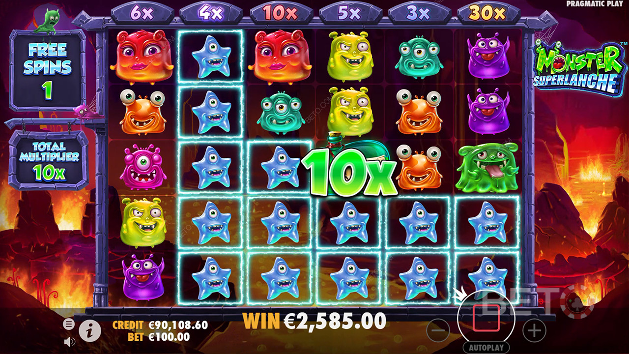Огляд Monster Superlanche від BETO Slots