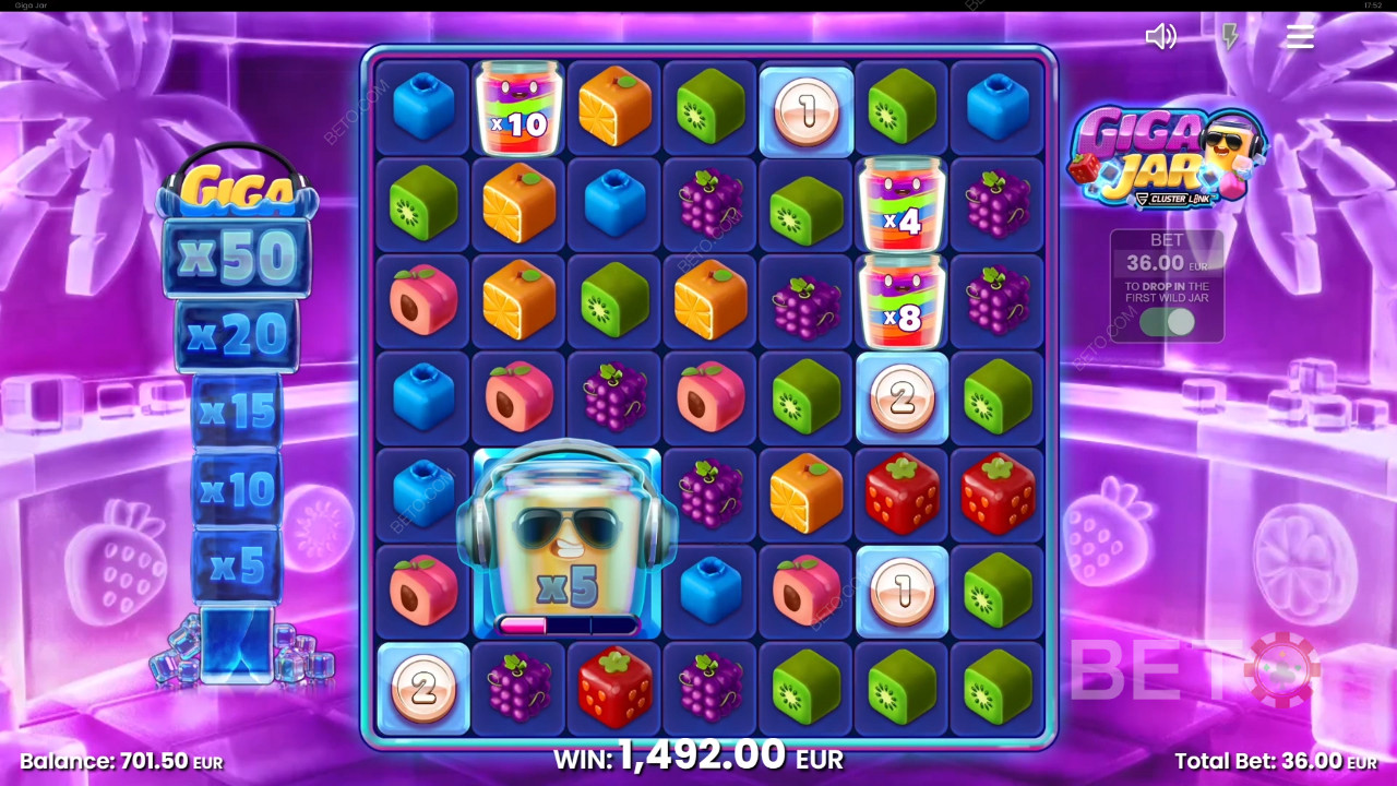 Огляд кластерних посилань Giga Jar від BETO Slots