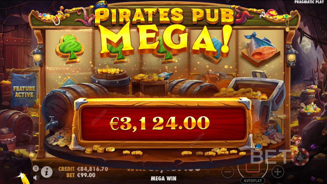 Виграйте 5 000-кратну ставку у відеослоті Pirates Pub!