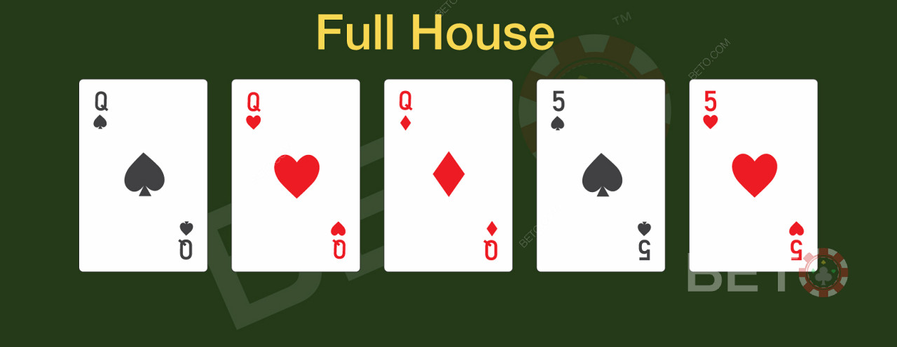 Фул-хаус - хороша покерна рука в онлайн-покері
