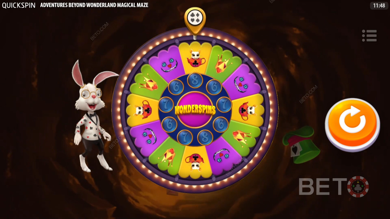 Огляд чарівного лабіринту Adventures Beyond Wonderland Magical Maze від BETO Slots