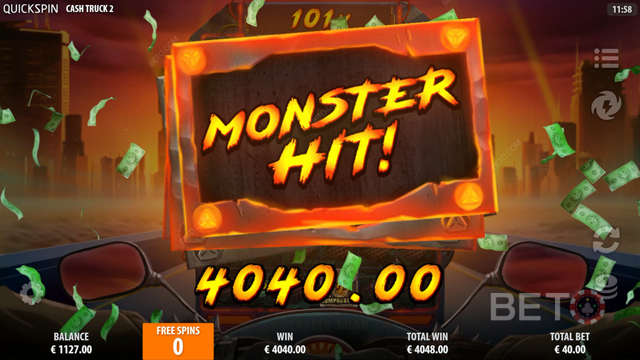 Виграйте 35 000-кратну ставку в онлайн-слоті Cash Truck 2!