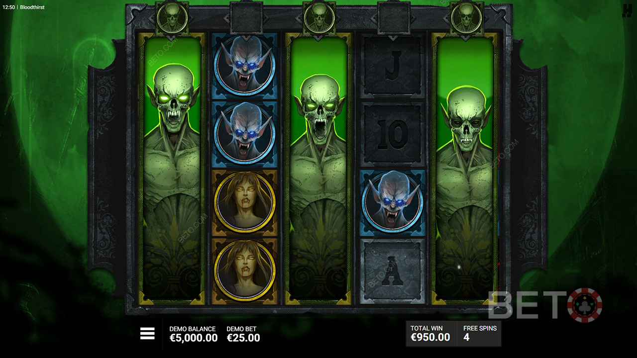 Огляд Bloodthirst від BETO Slots