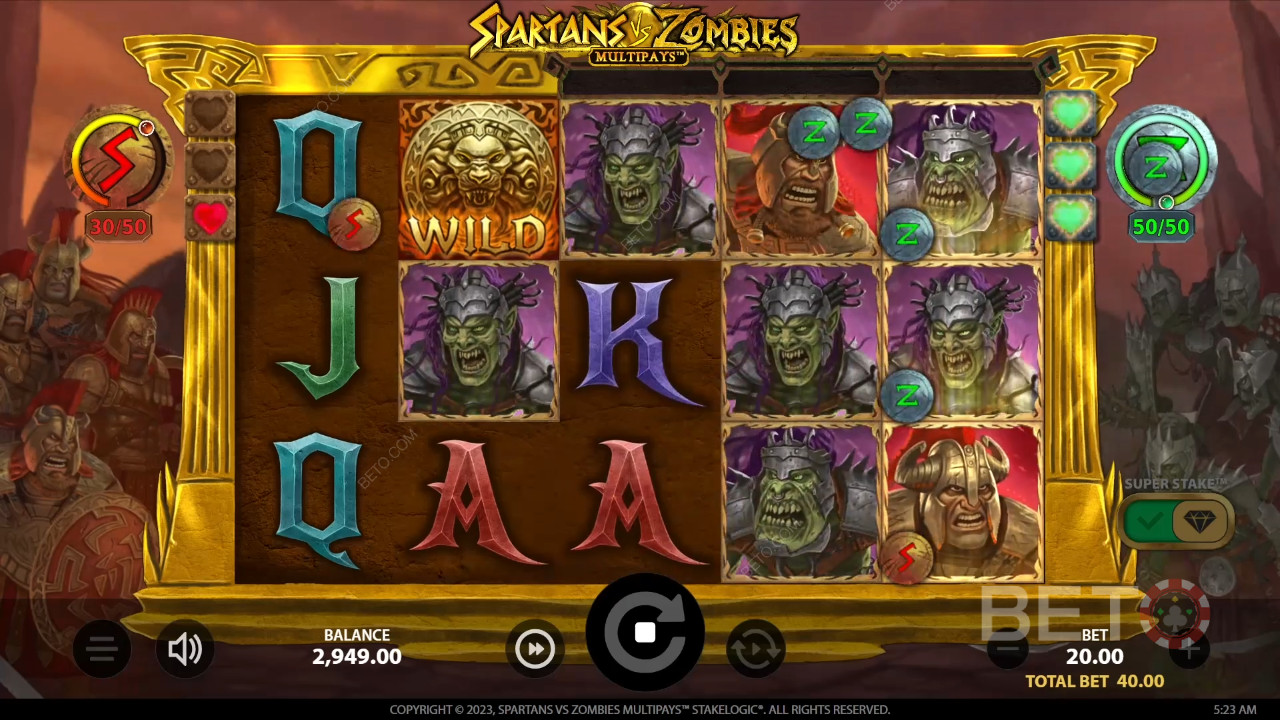 Огляд Spartans vs Zombies від BETO Slots