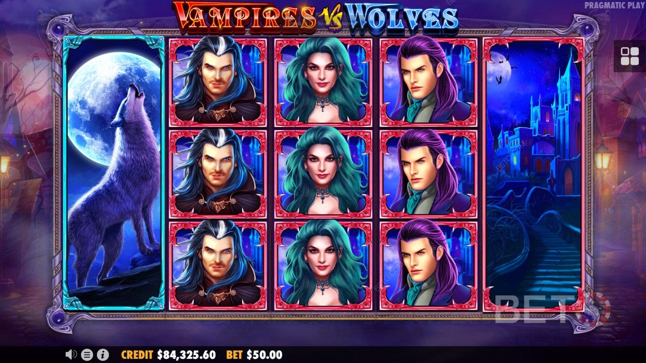 Vampires vs Wolves від цього розробника пропонує вам захоплюючу фентезійну тематику