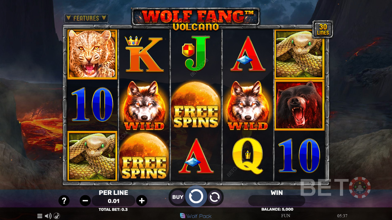 Wolf Fang - Огляд казино Вулкан від BETO Slots