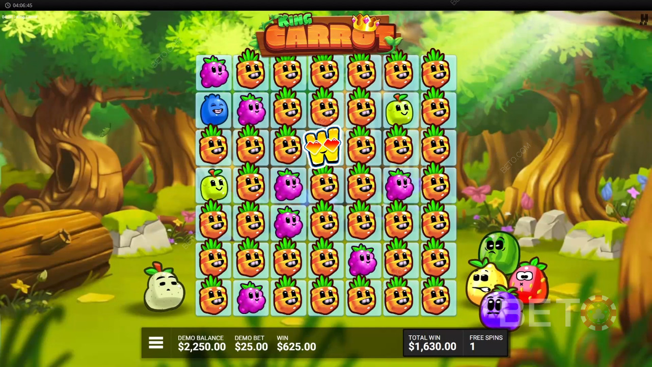 Огляд King Carrot від BETO Slots