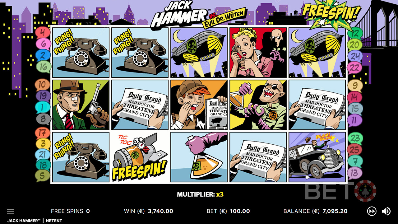 Насолоджуйтеся однією з найунікальніших тем в ігровому автоматі Jack Hammer