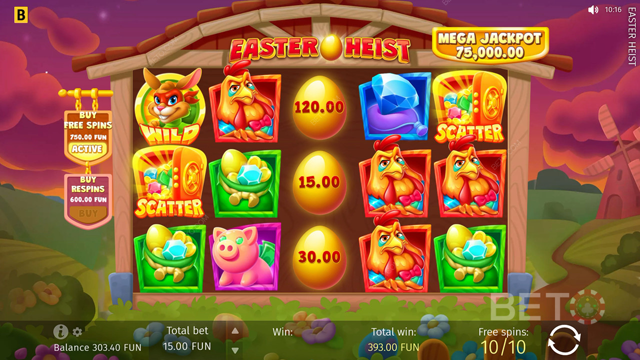 Огляд великоднього пограбування від BETO Slots