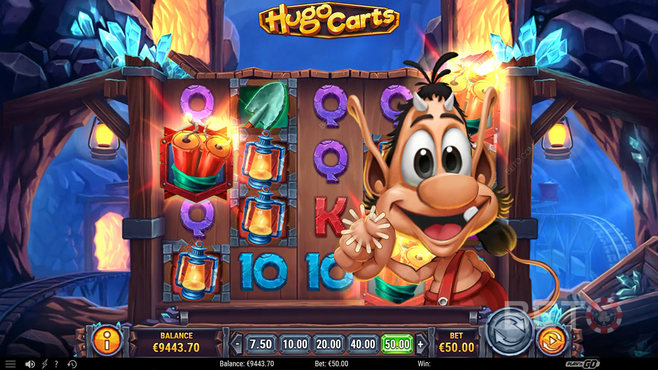 Hugo Огляд візків від BETO Slots