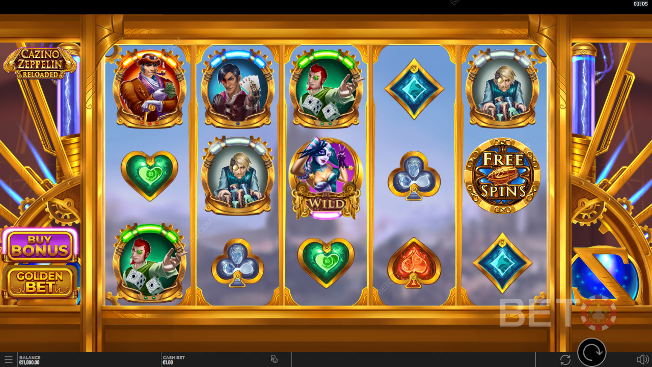 Огляд Cazino Zeppelin Reloaded від BETO Slots