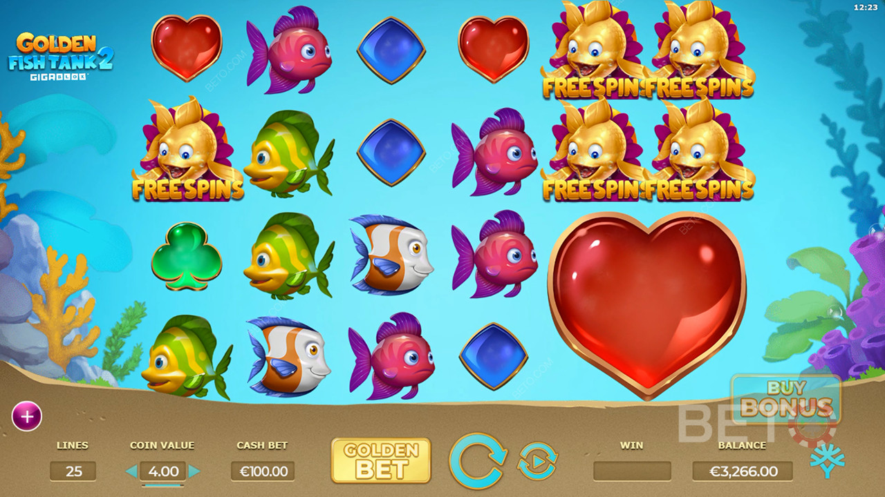 Golden Fish Tank 2 Gigablox Огляд від BETO Slots