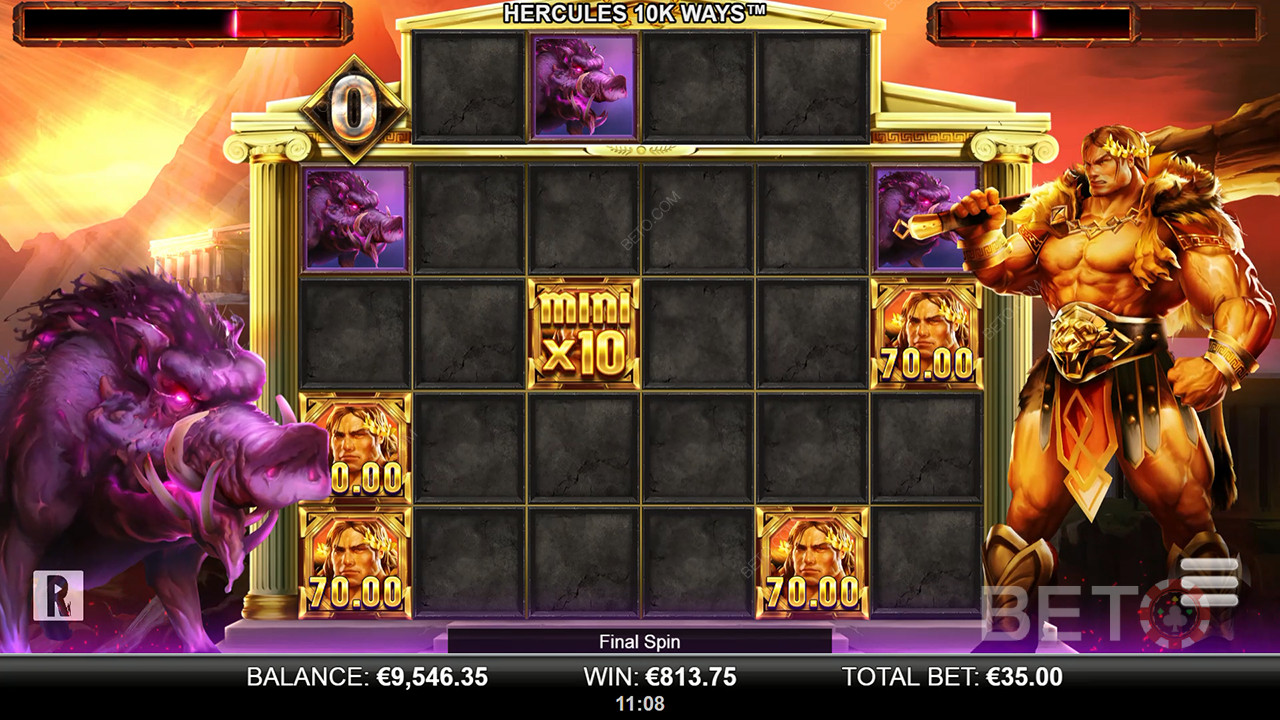 Огляд Hercules 10K WAYS від BETO Slots