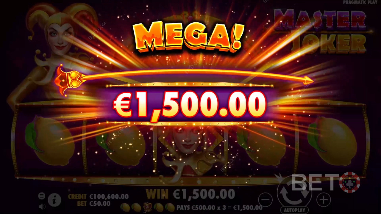 Виграйте в 10 000 разів більше вашої ставки в ігровому автоматі Master Joker!