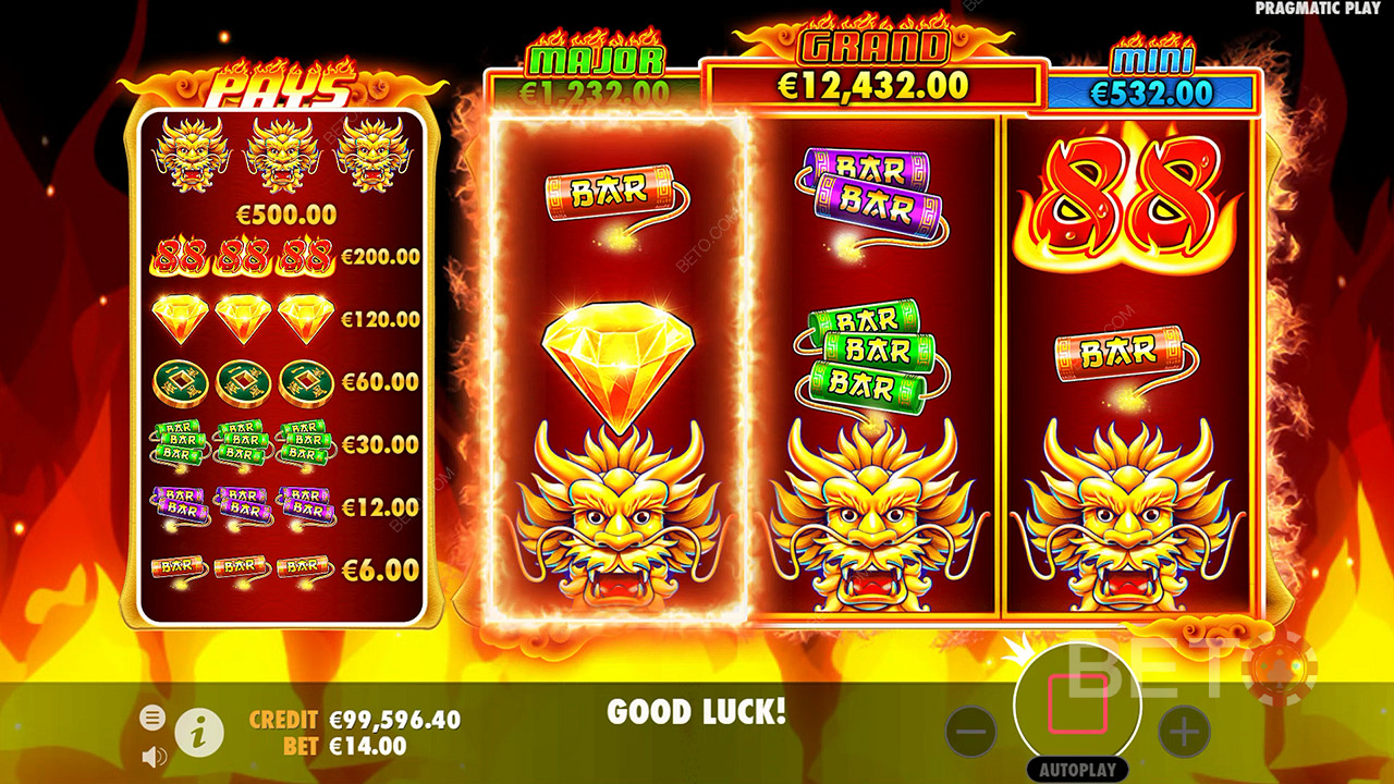 Огляд Fire 88 від BETO Slots