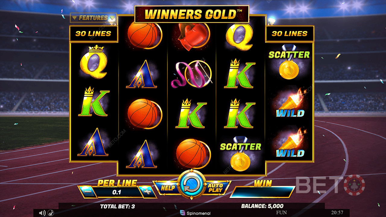 Огляд Winners Gold від BETO Slots