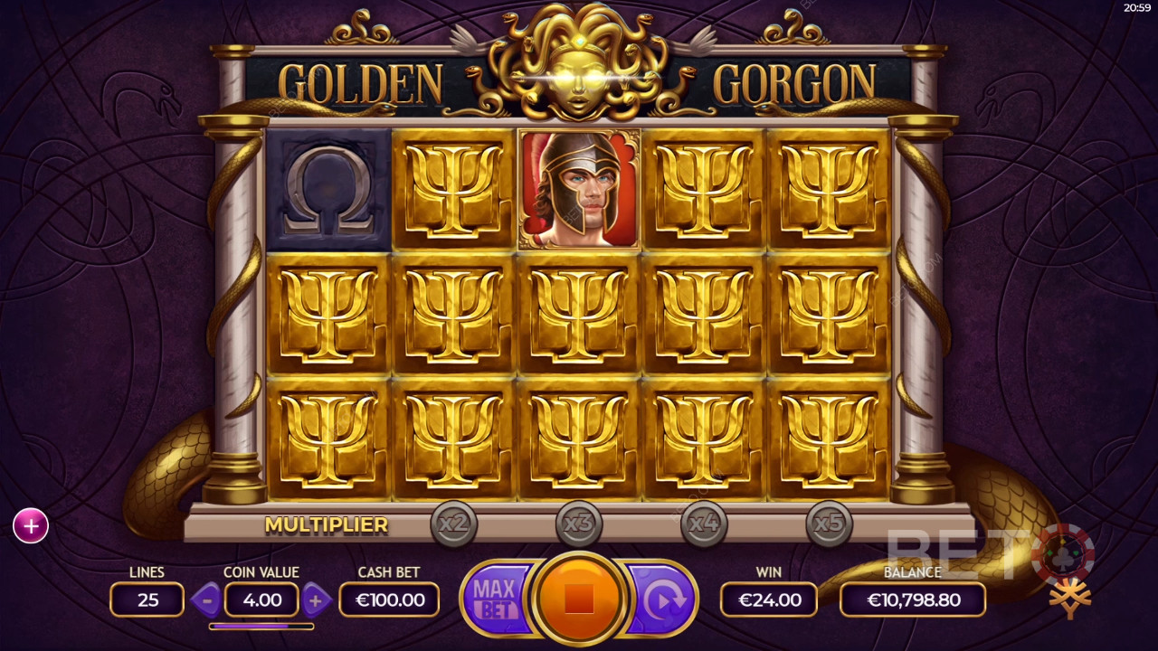 Огляд Golden Gorgon від BETO Slots
