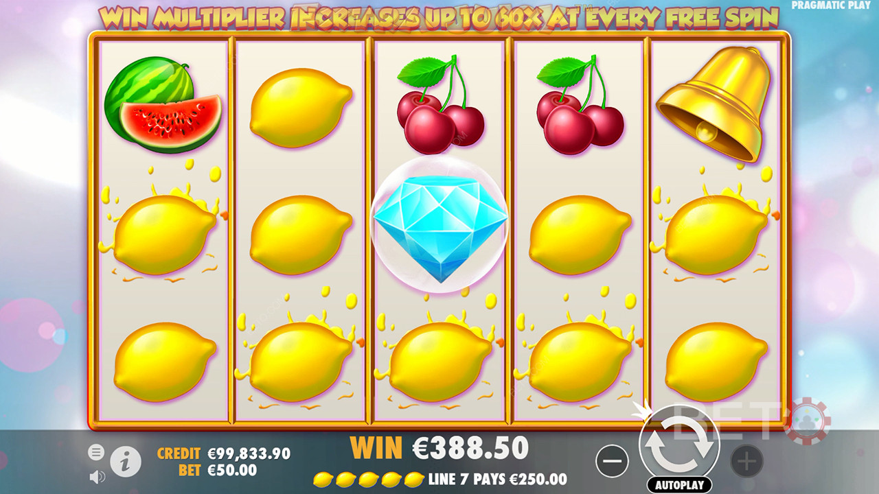 Бонусні функції пояснюються в Extra Juicy від Pragmatic Play