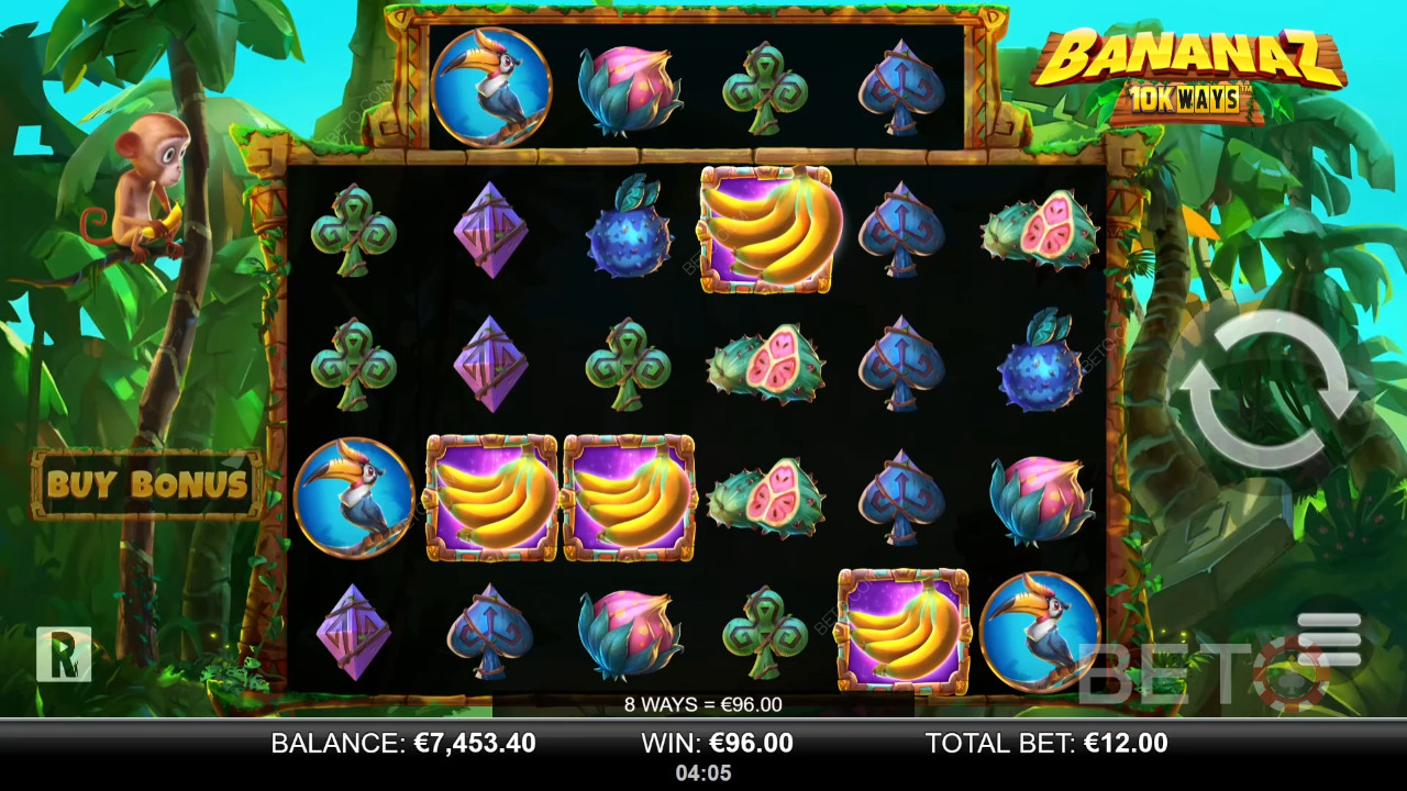 Огляд способів гри Bananaz 10K від BETO Slots