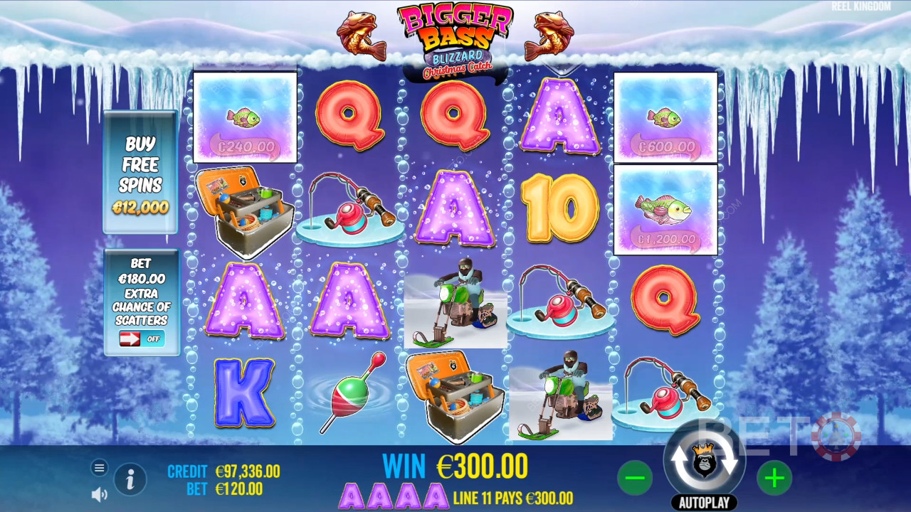 Bigger Bass Blizzard - огляд різдвяного улову від BETO Slots