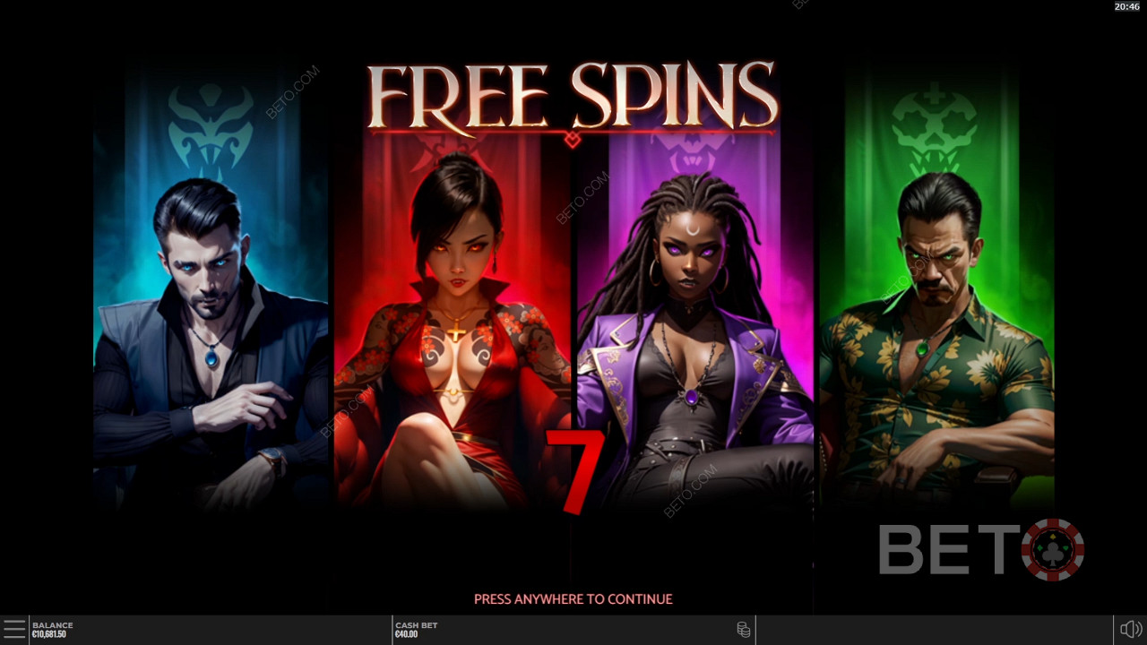 Пояснення бонусних функцій у Vampire Riches DoubleMax від Yggdrasil