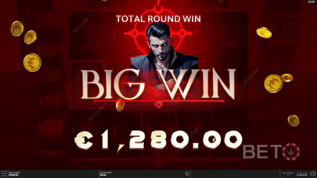 Виграйте 25 000-кратну ставку у відеослоті Vampire Riches DoubleMax!