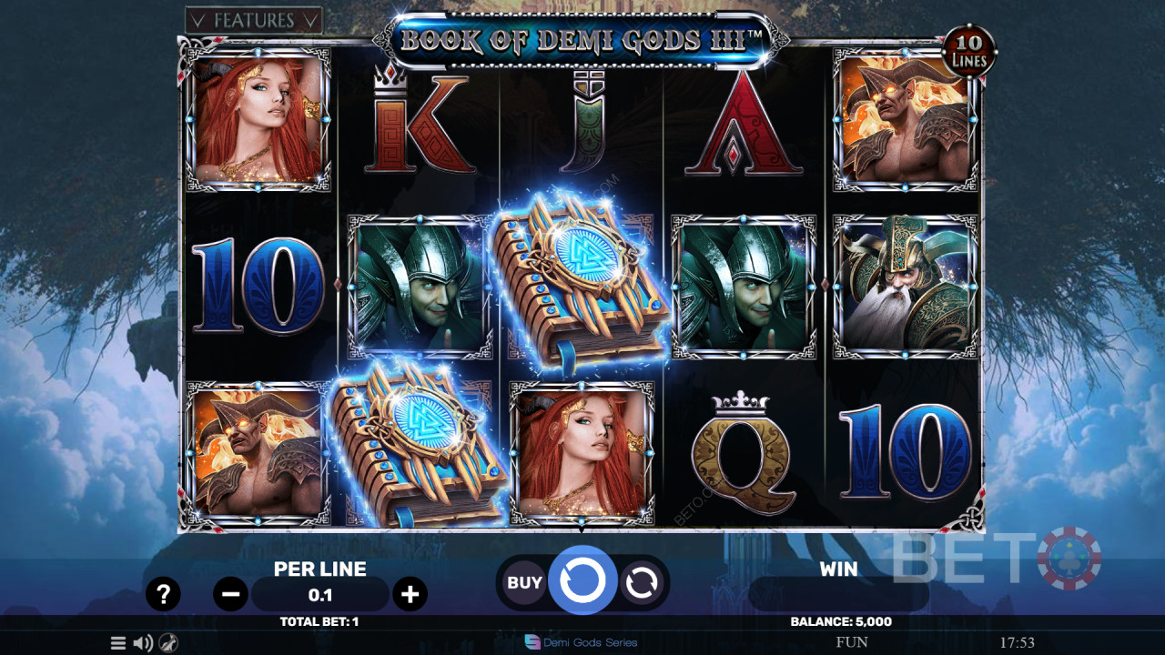 Огляд Book of Demi Gods III від BETO Slots