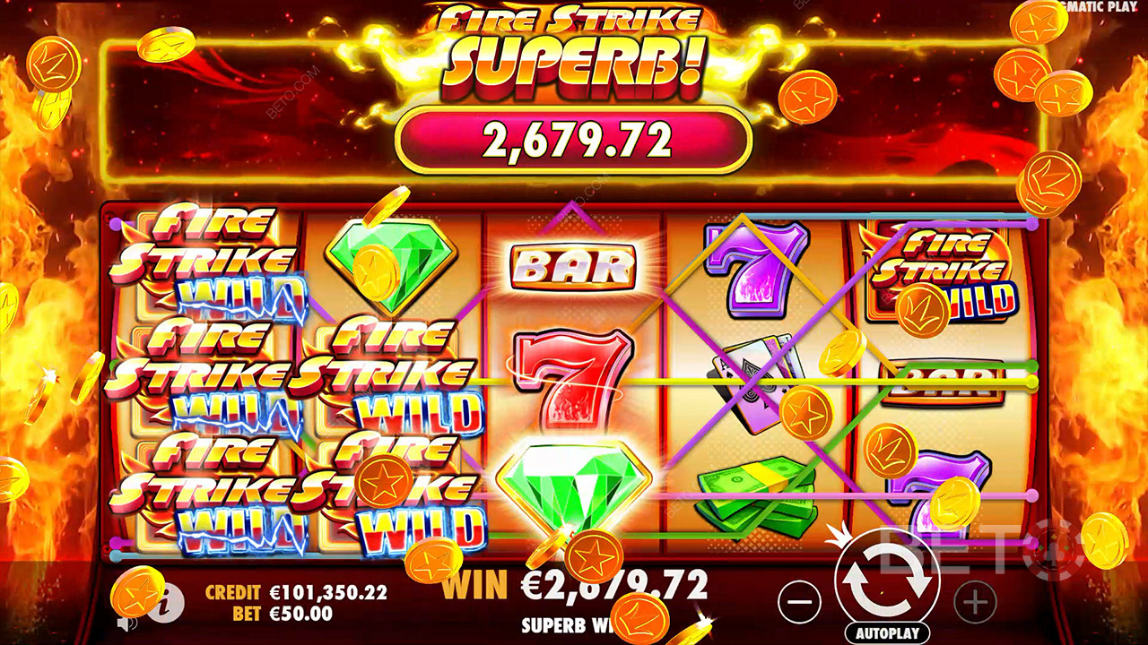 Огляд Fire Strike від BETO Slots